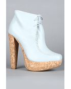 Plomo The Carina Shoe in Baby Blue - Lyst
