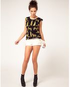 River Island River Island Fringed Short - Lyst