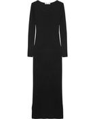 T By Alexander Wang Fine-knit Maxi Dress - Lyst