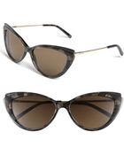 Saint Laurent Cats Eye Sunglasses - Lyst