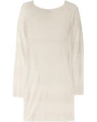 T By Alexander Wang Striped Fine-knit Dress - Lyst