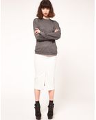 Antipodium Cadet Pencil Skirt In Denim - Lyst