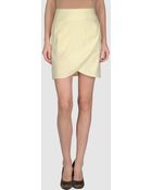 Emporio Armani Mini Skirt - Lyst