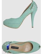 Alberto Guardiani Pumps With Open Toe - Lyst