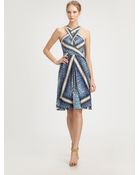Peter Pilotto Silk Dress - Lyst