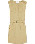 3.1 Phillip Lim Belted Twill Shirt Dress - Lyst