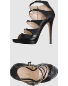 Casadei Platform Sandals - Lyst