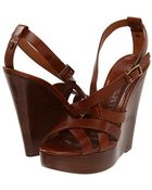 Burberry Sandals Bridle Delamer 120 Wedge - Lyst