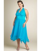 Donna Ricco Halter Dress - Lyst