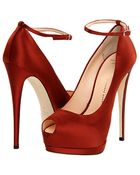 Giuseppe Zanotti Heel Suede Satin Buckle - Lyst