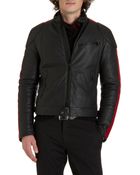 Ralph Lauren Black Label Café Racer Jacket - Lyst