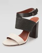Elizabeth And James Block Ankle-strap Sandal - Lyst