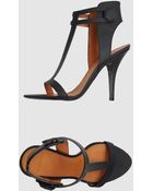 Givenchy Leather Ankle-Strap Sandals - Lyst
