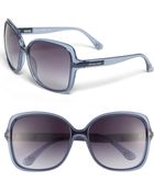 MICHAEL Michael Kors Redonda Square Sunglasses - Lyst