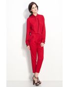 Rachel Zoe Sawyer Tie Neck Blouse - Lyst