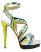 Christian Louboutin 140mm Meteorita Kid Cobra Sandals - Lyst