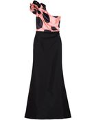 Carolina Herrera One Shoulder Polka Gown - Lyst