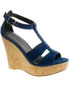 J.Crew Palma Suede Platform Wedges - Lyst