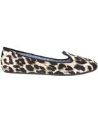 Charles Philip Shanghai Printed Canvas Cotton Slippers - Lyst