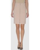 Carven Knee Length Skirts - Lyst