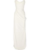 Vivienne Westwood Gold Label Corseted Silk-georgette Gown - Lyst