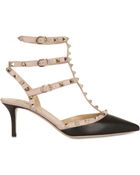 Valentino 65mm Rock Studs Triple Buckled Sandals - Lyst
