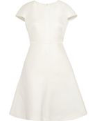 Valentino Silk-blend Gazar A-line Dress - Lyst