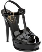 Saint Laurent 'Tribute' Sandals - Lyst