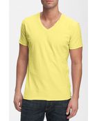 Diesel Tos Extra Trim Fit V-neck Slub T-shirt - Lyst