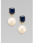 Kate Spade Faceted Drop Earrings - Lyst