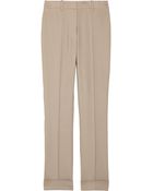 Stella McCartney Cropped Woven Pants - Lyst