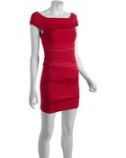 Alice + Olivia Raspberry Silk Blend Pleated Soleil Dress - Lyst
