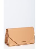 Rachel Zoe Patent Leather Envelope Clutch - Lyst
