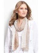 Eileen Fisher Fringed Scarf - Lyst