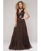 Oscar de la Renta Sleeveless Gown - Lyst