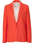 Sandro Tangerine One-button Jacket - Lyst