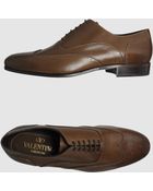 Valentino Laced Shoes - Lyst