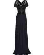 Amanda Wakeley Beadembellished Silk Gown - Lyst