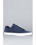 Supra The Assault Sneaker in Navy Blue Suede Nylon - Lyst