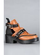 Jeffrey Campbell The Coltrane Boot in Tan and Black - Lyst