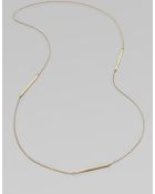 Jennifer Zeuner Diamond Accented Bar Station Necklace - Lyst