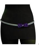 Poupee Couture Crystal Bow Belt - Lyst