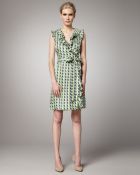 Kate Spade Aubrey Printed Wrap Dress - Lyst