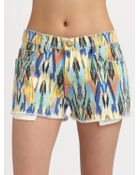 Current/Elliott Boyfriend Shorts - Lyst