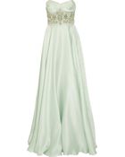 Marchesa Embellished Silktaffeta Gown - Lyst