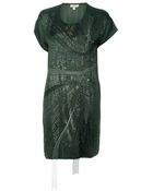 P.a.r.o.s.h. Embellished Silk Dress - Lyst