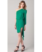 Mason by Michelle Mason Asymmetrical Dress - Lyst