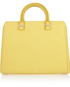Victoria Beckham Victoria Structured Leather Tote - Lyst