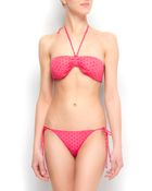 Mango Star Print Bandeau Top - Lyst