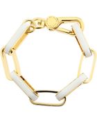 Marc By Marc Jacobs Turnlock Enamel Link Bracelet - Lyst